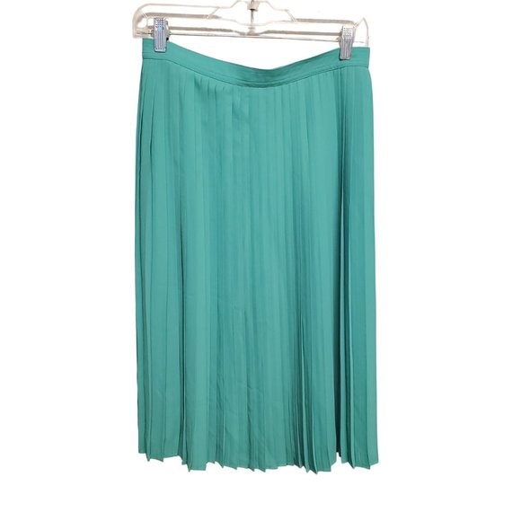 J. Crew Skirts J Crew Petite Pleated Midi Skirt In Vintage Kelly